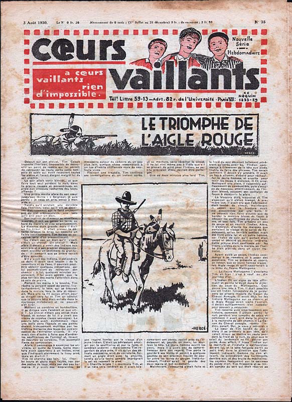 Coeurs Vaillants n°35 de 1930