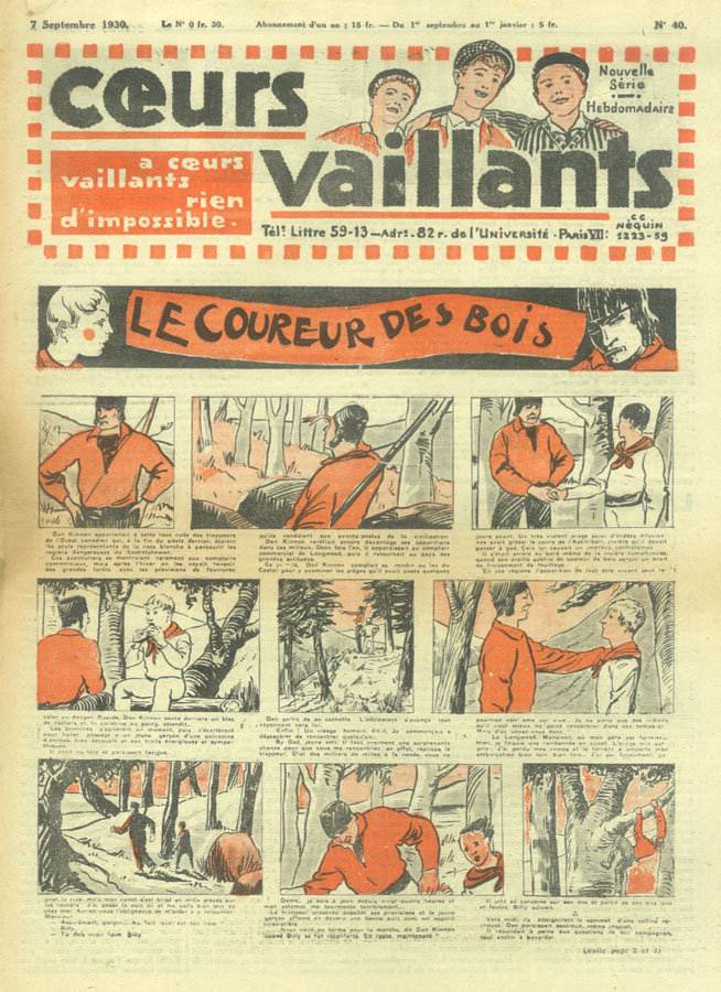 Coeurs Vaillants n°40 de 1930