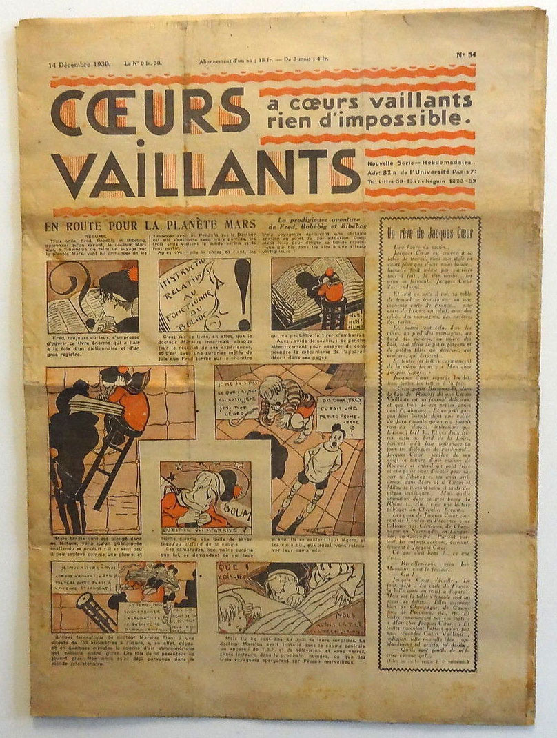 Coeurs Vaillants n°54 de 1930
