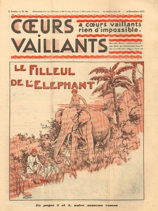 Coeurs Vaillants n°49 de 1931