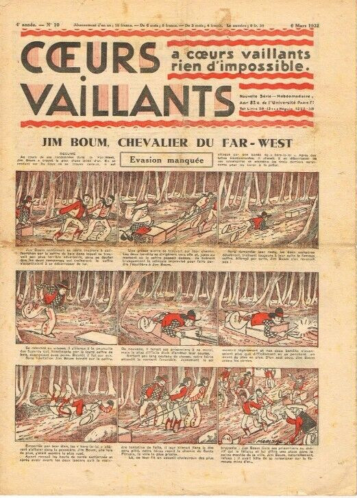 Coeurs Vaillants n°10 de 1932