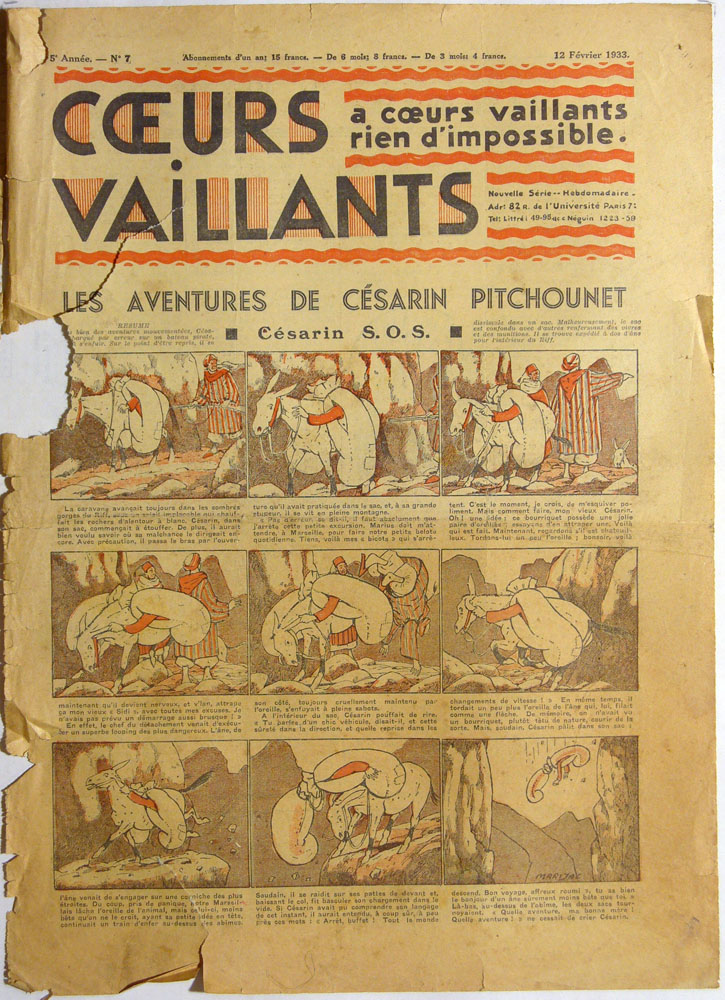 Coeurs Vaillants n°7 de 1933