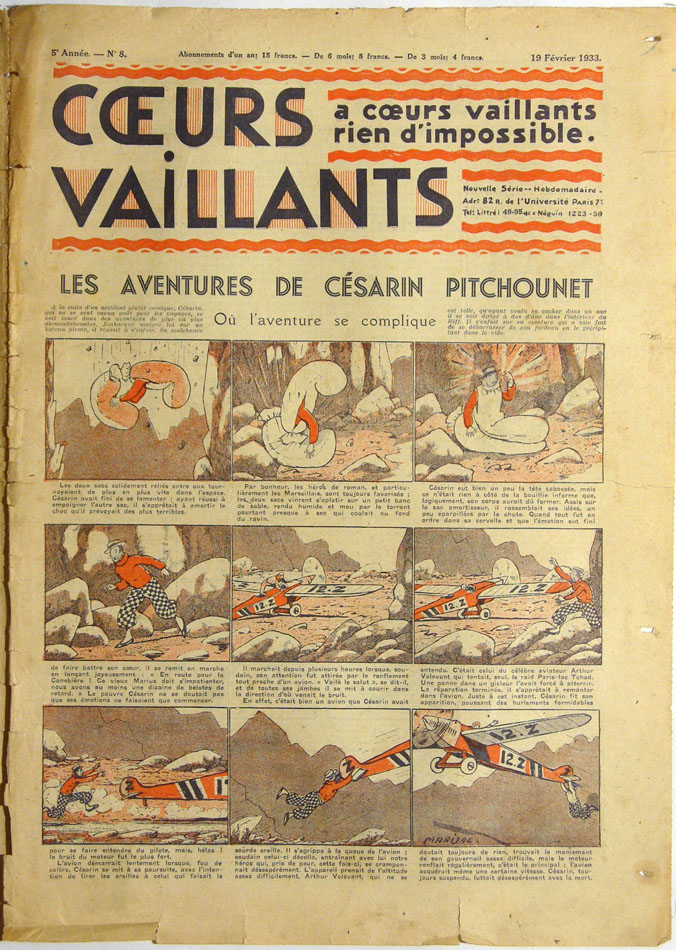 Coeurs Vaillants n°8 de 1933