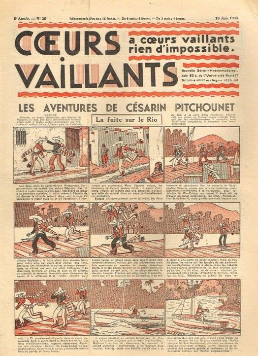 Coeurs Vaillants n°25 de 1933