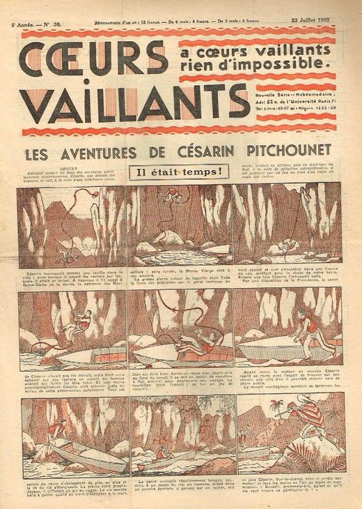 Coeurs Vaillants n°30 de 1933