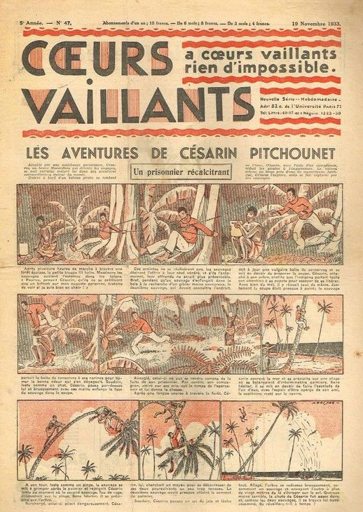 Coeurs Vaillants n°47 de 1933