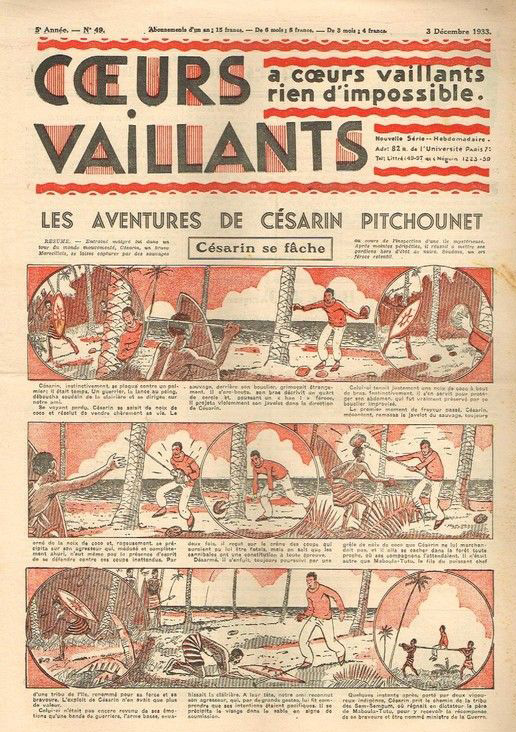 Coeurs Vaillants n°49 de 1933