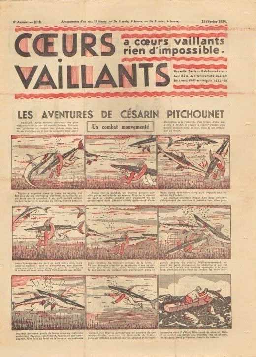Coeurs Vaillants n°8 de 1934