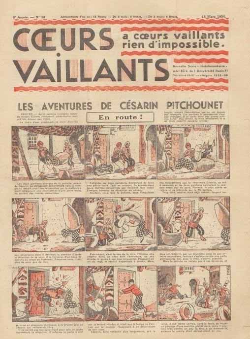 Coeurs Vaillants n°12 de 1934