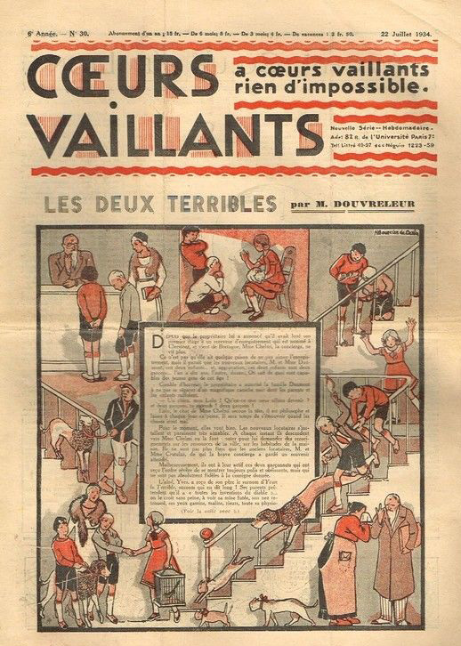 Coeurs Vaillants n°30 de 1934