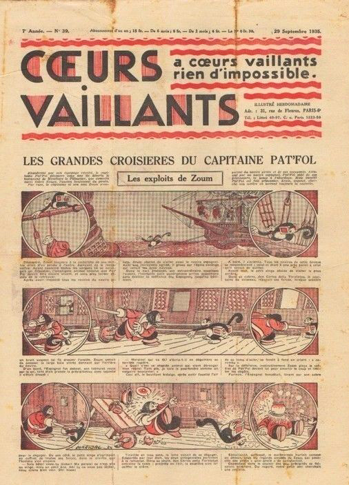 Coeurs Vaillants n°39 de 1935