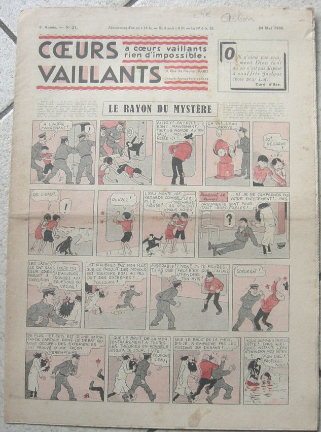 Coeurs Vaillants n°21 de 1936