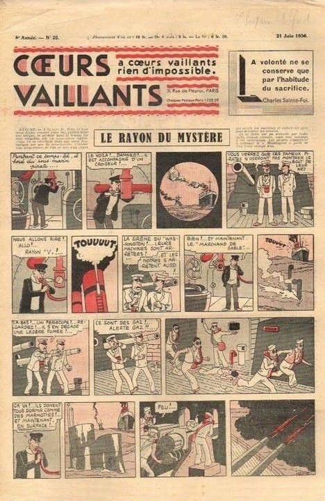 Coeurs Vaillants n°25 de 1936