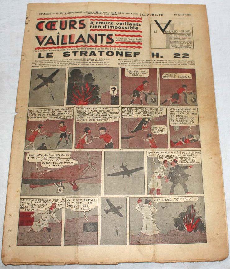 Coeurs Vaillants n°16 de 1938