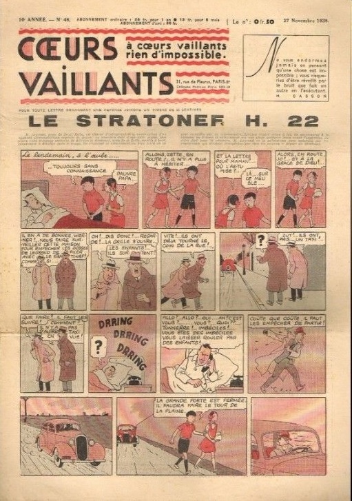 Coeurs Vaillants n°48 de 1938
