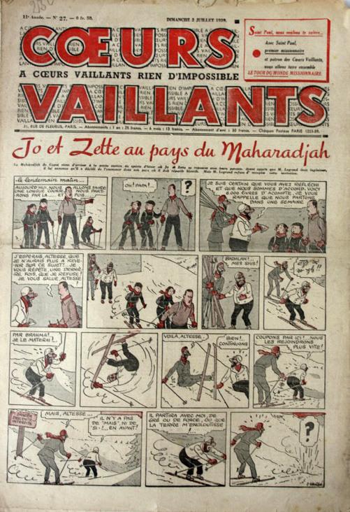 Coeurs Vaillants n°27 de 1939
