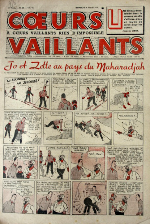 Coeurs Vaillants n°28 de 1939