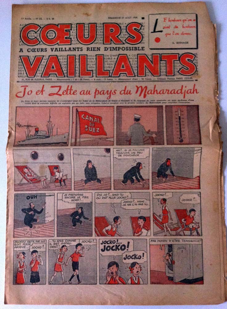 Coeurs Vaillants n°35 de 1939