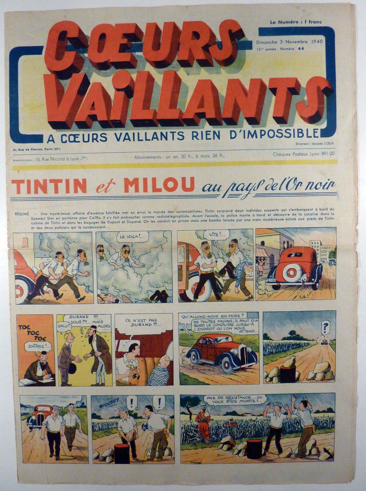 Coeurs Vaillants n°44 de 1940