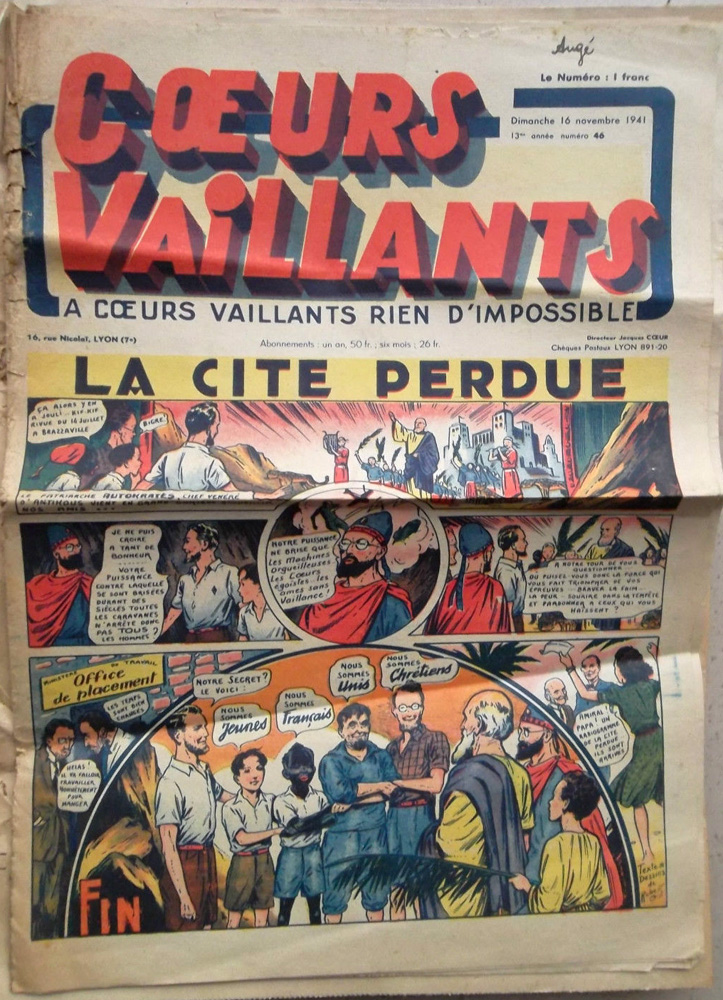 Coeurs Vaillants n°46 de 1941