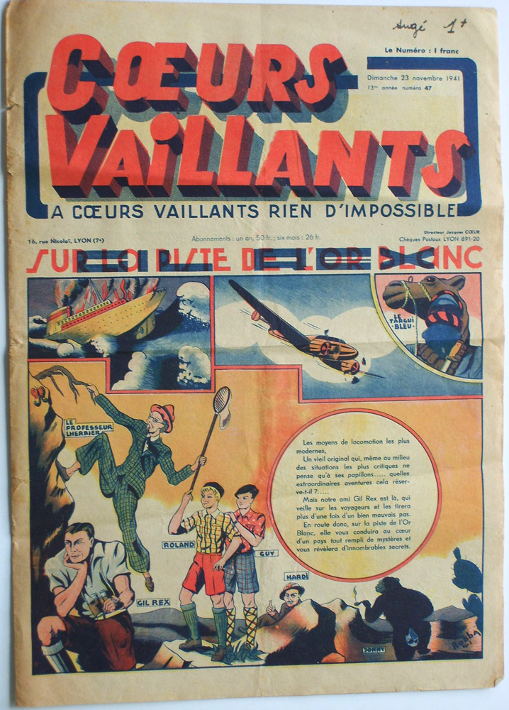 Coeurs Vaillants n°47 de 1941