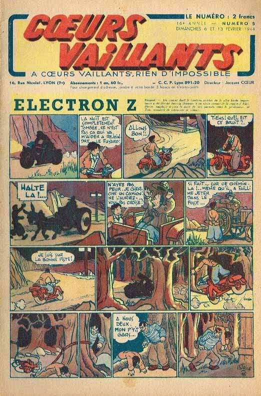 Coeurs Vaillants n°5 de 1944