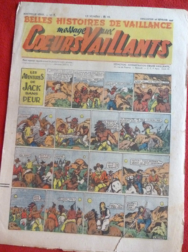 Coeurs Vaillants n°7 de 1947