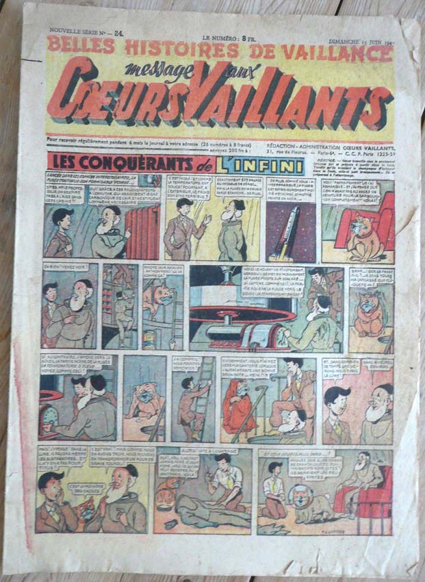 Coeurs Vaillants n°24 de 1947