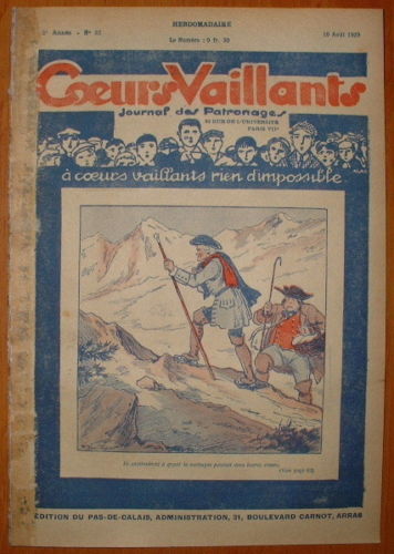 Coeurs Vaillants n°32 de 1929