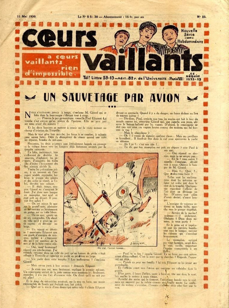 Coeurs Vaillants n°23 de 1930
