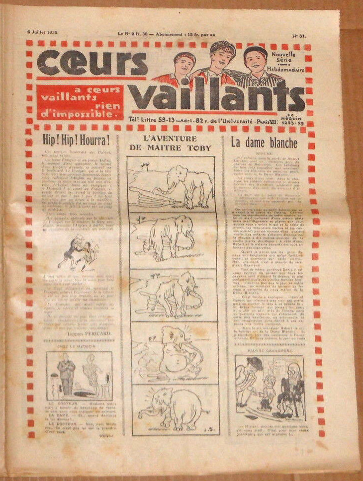 Coeurs Vaillants n°31 de 1930