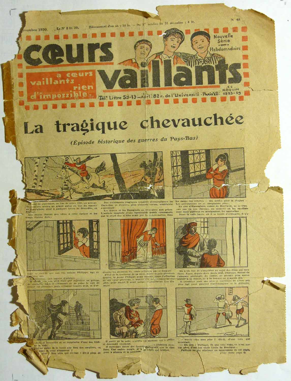 Coeurs Vaillants n°48 de 1930