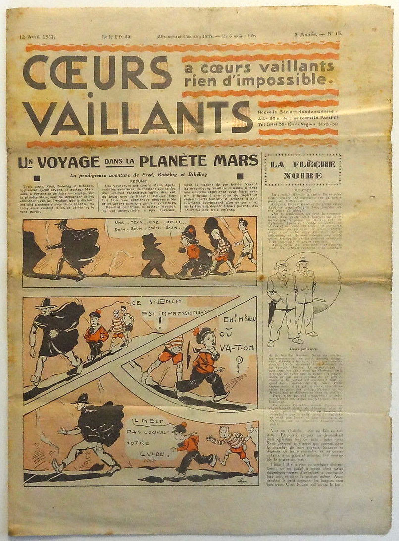 Coeurs Vaillants n°15 de 1931
