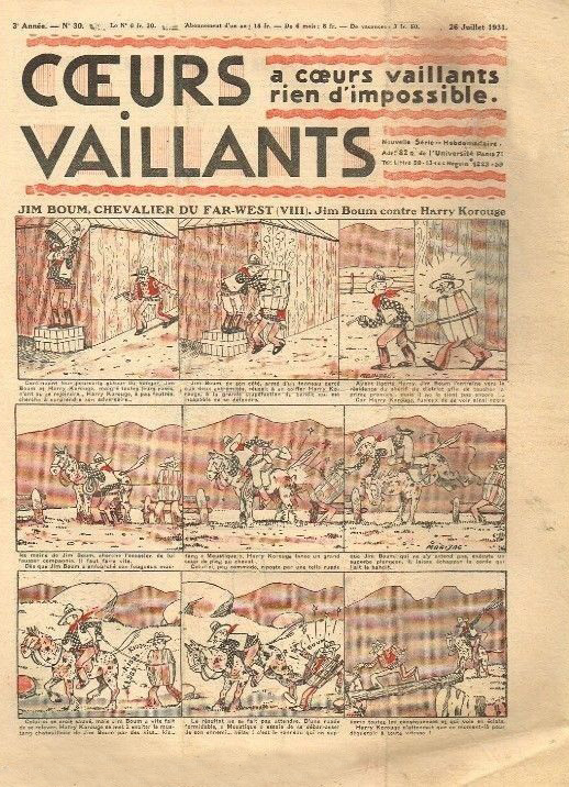 Coeurs Vaillants n°30 de 1931