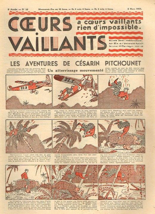 Coeurs Vaillants n°10 de 1933