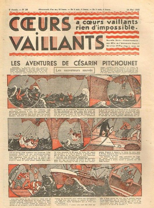 Coeurs Vaillants n°20 de 1933
