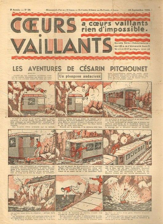 Coeurs Vaillants n°39 de 1933
