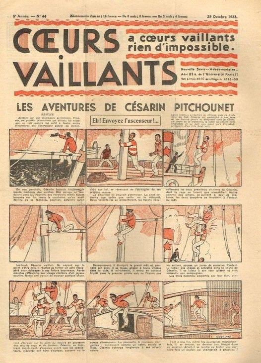 Coeurs Vaillants n°44 de 1933