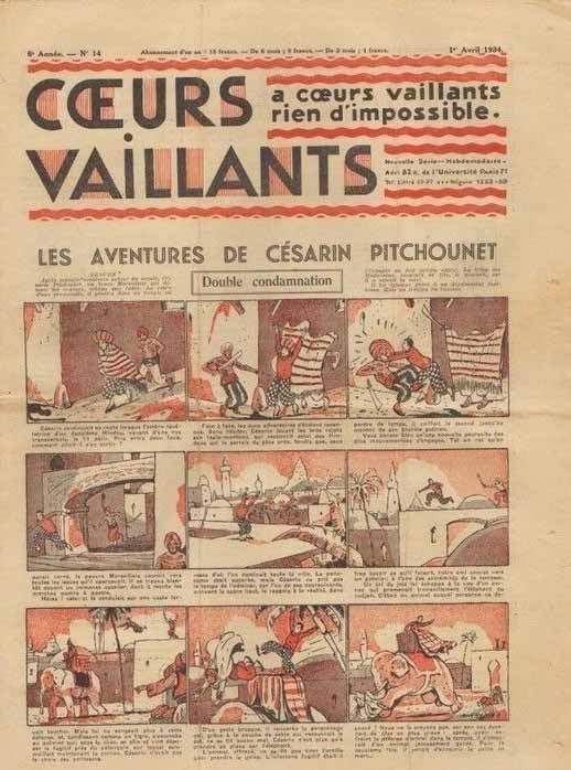 Coeurs Vaillants n°14 de 1934