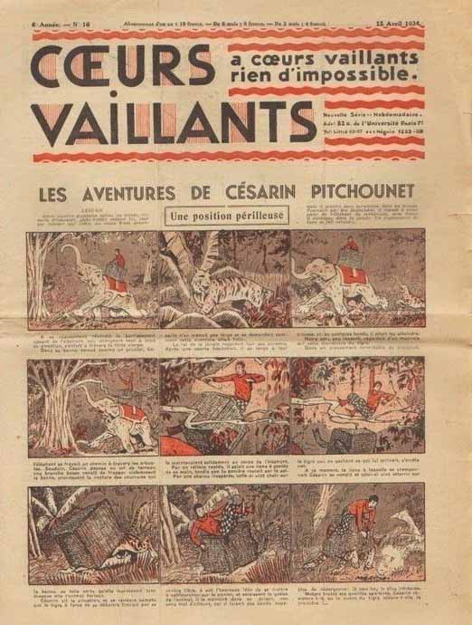 Coeurs Vaillants n°16 de 1934