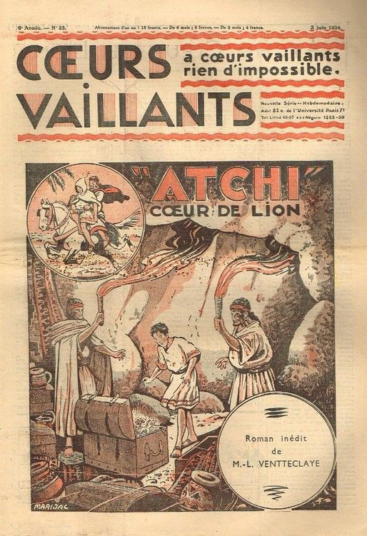Coeurs Vaillants n°23 de 1934