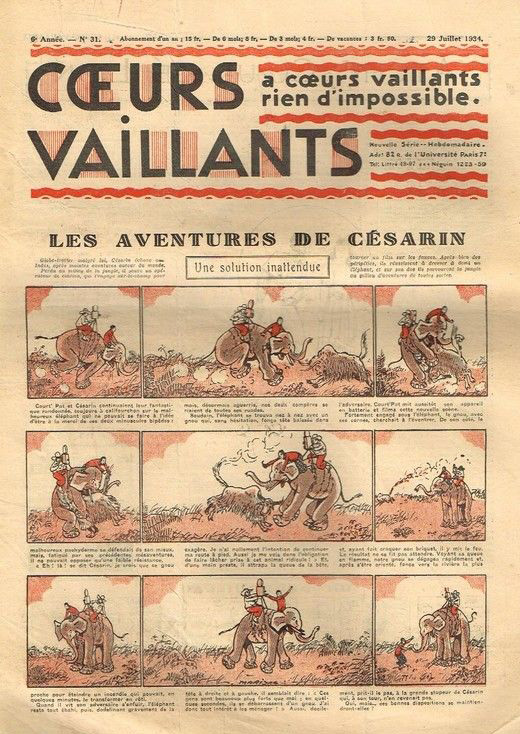 Coeurs Vaillants n°31 de 1934