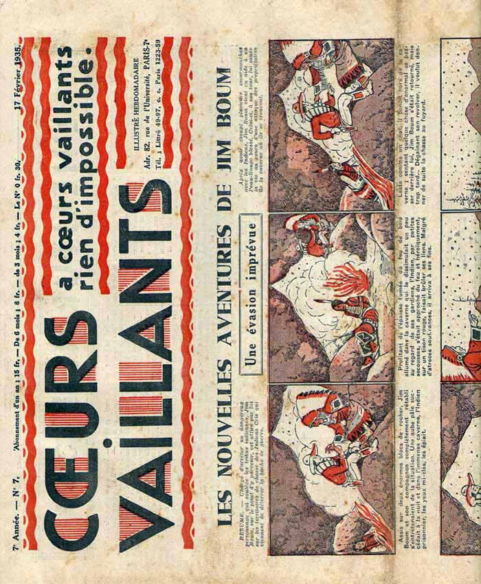 Coeurs Vaillants n°7 de 1935