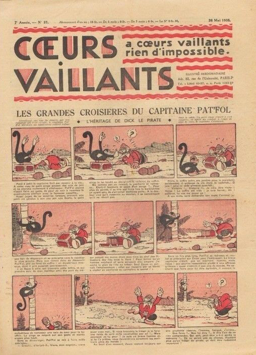 Coeurs Vaillants n°21 de 1935