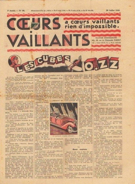 Coeurs Vaillants n°30 de 1935