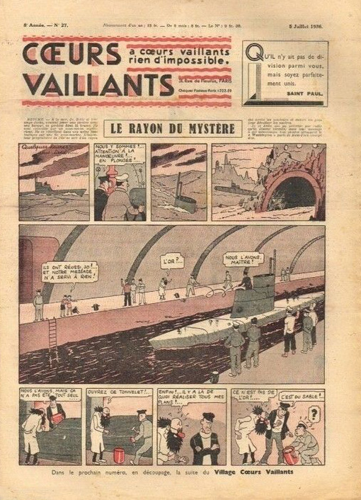 Coeurs Vaillants n°27 de 1936