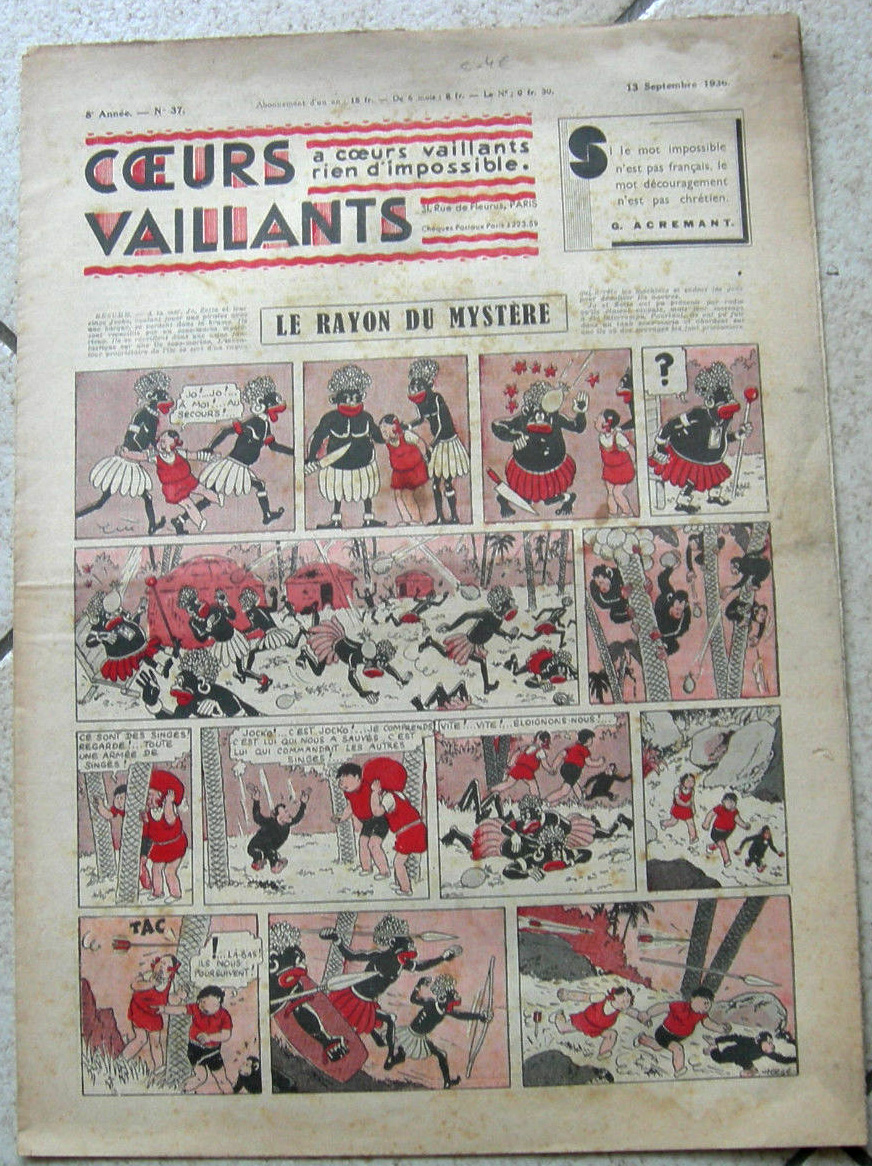 Coeurs Vaillants n°37 de 1936