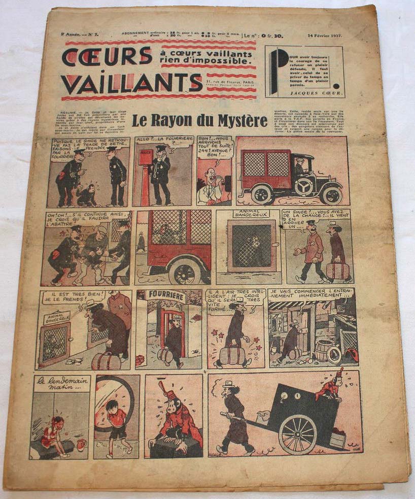 Coeurs Vaillants n°7 de 1937