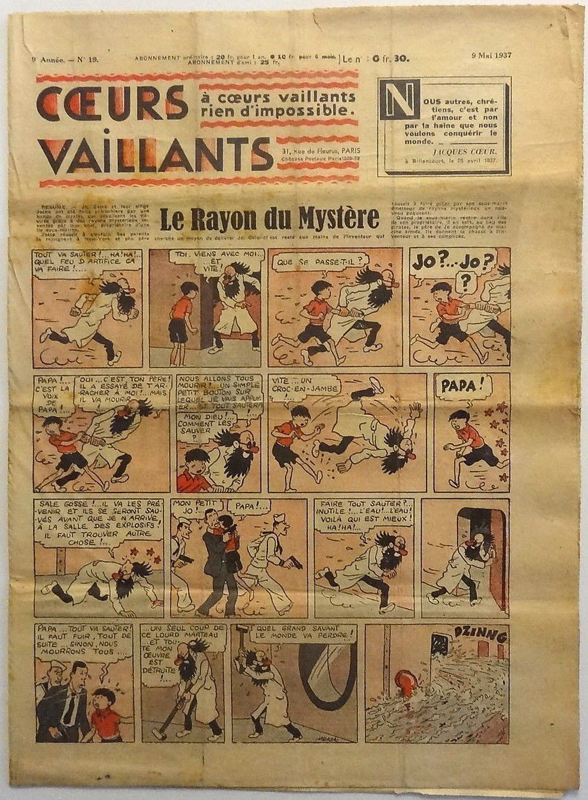 Coeurs Vaillants n°19 de 1937