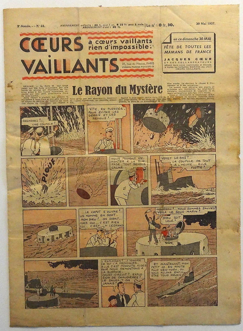 Coeurs Vaillants n°22 de 1937